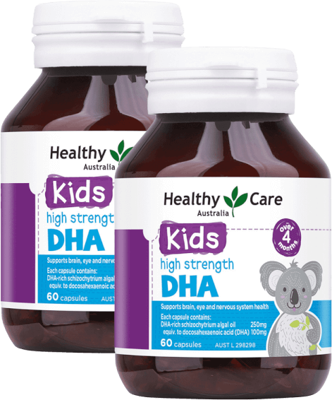Combo 2 Viên uống bổ sung DHA cho bé Healthy Care