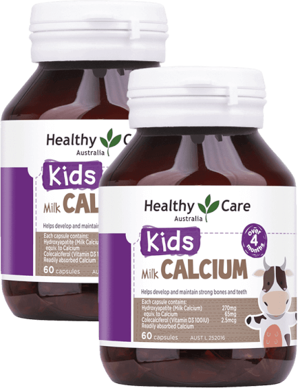 Combo 2 Thực phẩm bảo vệ sức khỏe Healthy Care Milk Calcium