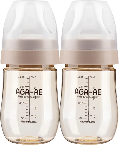 Combo 2 Bình sữa PPSU AGA-AE 180ml (Beige)
