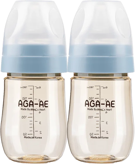 Combo 2 Bình sữa PPSU AGA-AE 180ml (xanh)