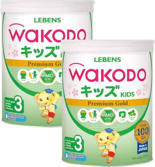 Combo 2 Sữa bột Wakodo Lebens 3, 850g