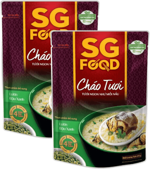 Combo 2 cháo Lươn, Đậu Xanh, SG Food, 270g
