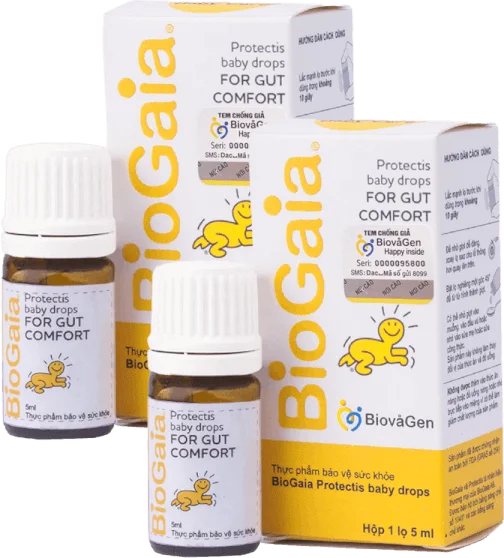 Combo 2 men Vi Sinh BioGaia Protectis (Lọ 5ml)