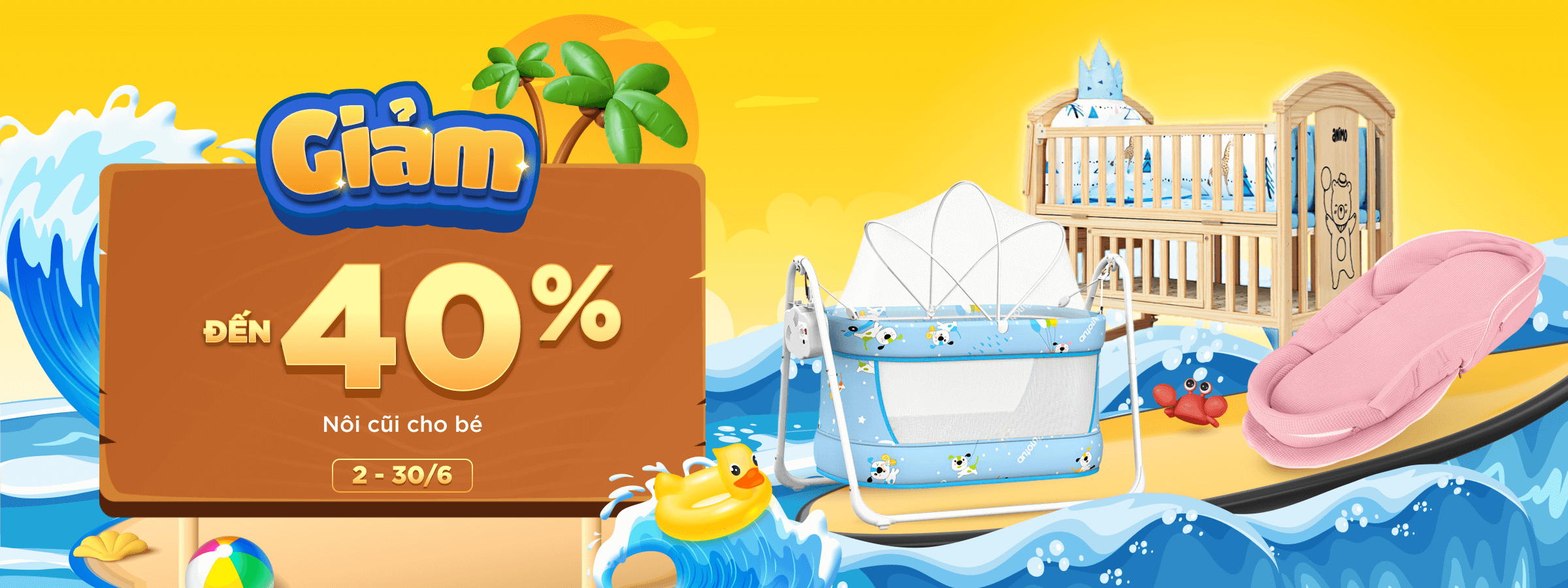 Giảm 40%  - Banner Menu Danh Mục