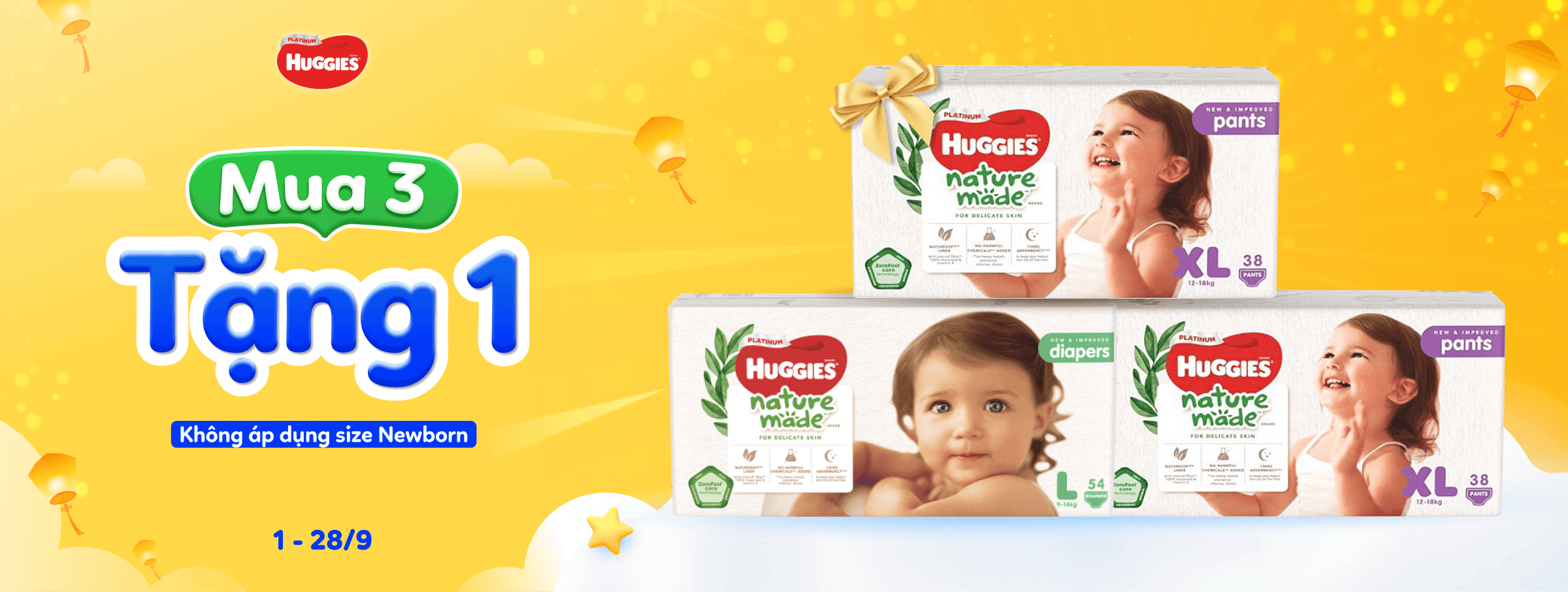 Bảng giá bỉm tã Huggies, cập nhật 1 giờ trước