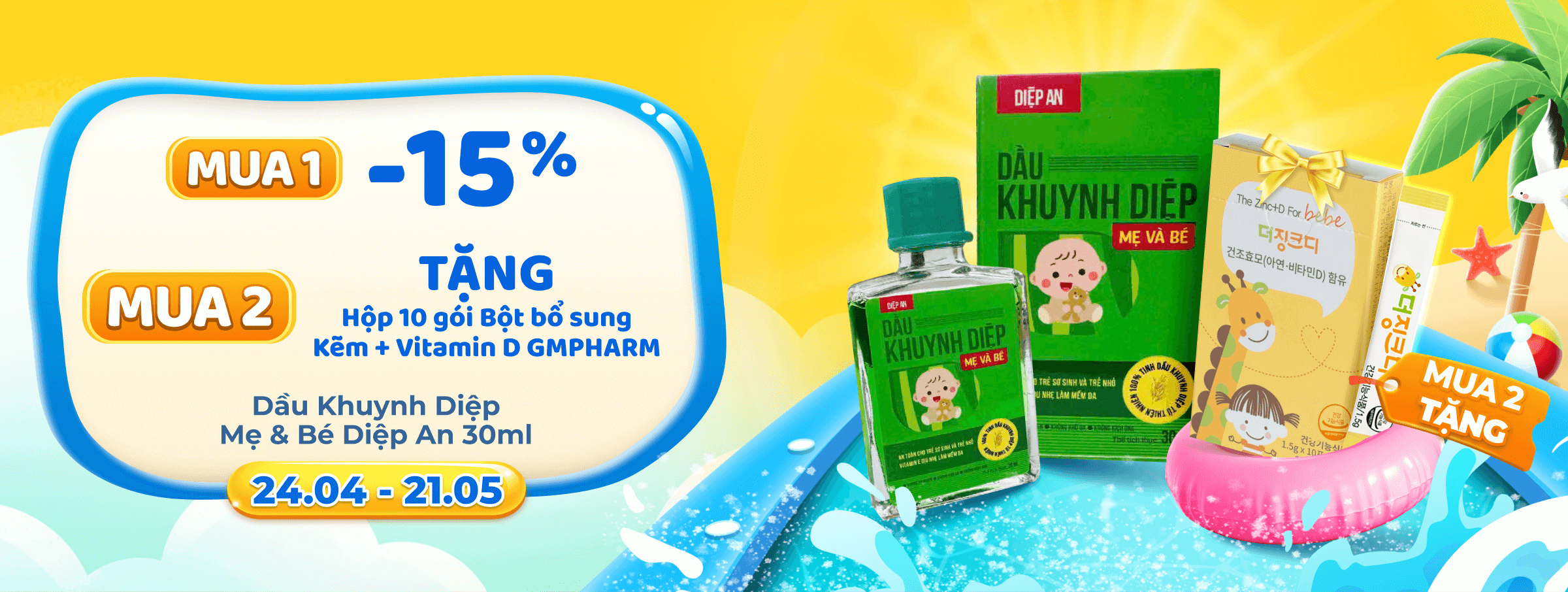 [MỚI] Dầu Khuynh Diệp Mẹ Và Bé Diệp An 30ml  - CATE CHĂM SÓC GIA ĐÌNH -T04