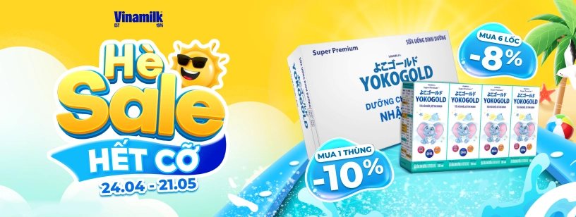 Vinamilk - Yokogold -  CATE sữa nước - T5 25118