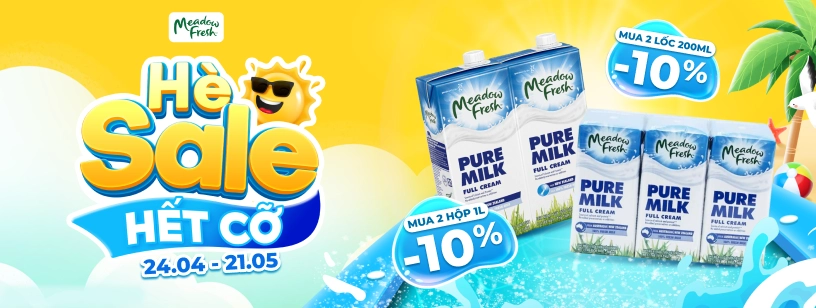 Meadow Fresh -  CATE sữa nước - T5 25129