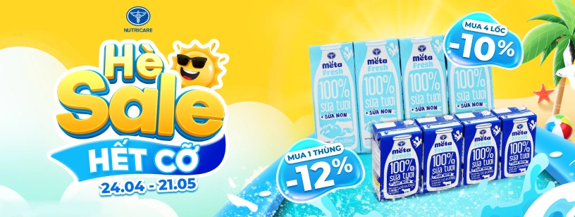 Metafresh -  CATE sữa nước - T5 25130
