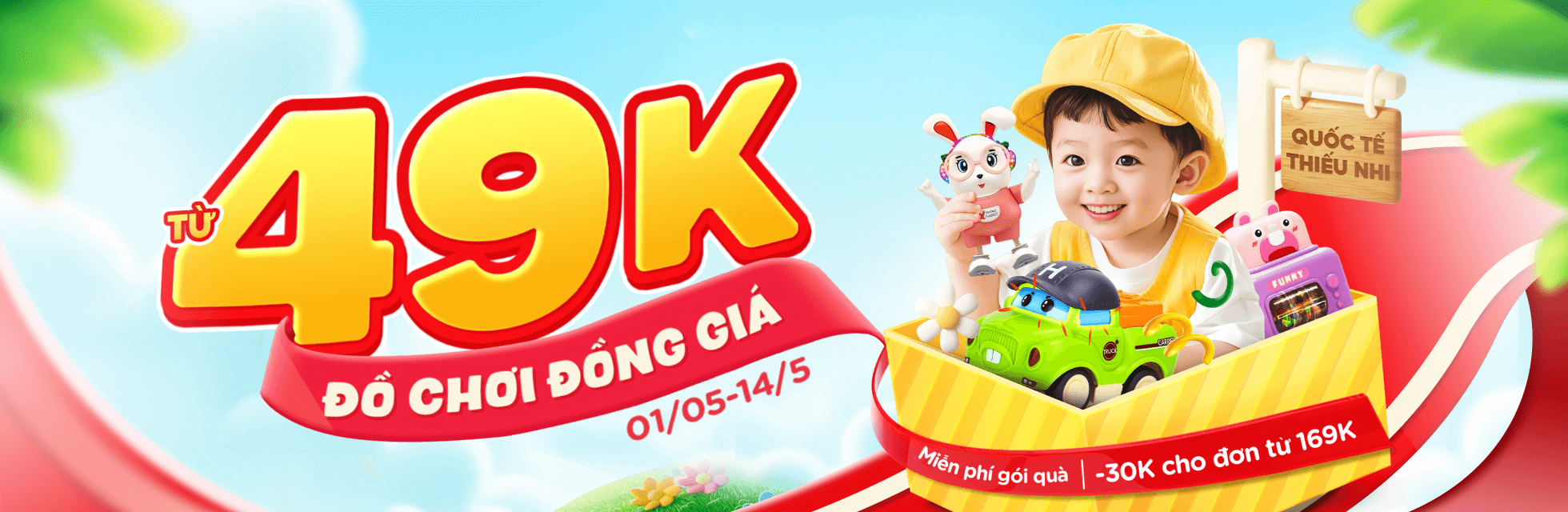 Campaign Đồ chơi - GĐ 1 - HOME BANNER - T5