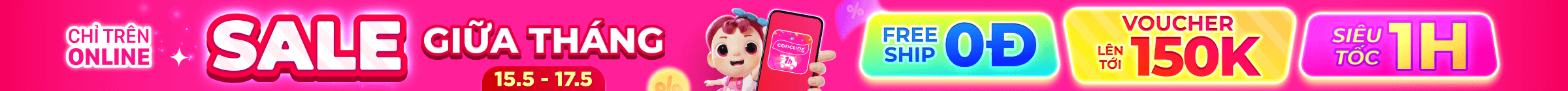 Sale giữa tháng 15,5 - Top Banner - T5 25645