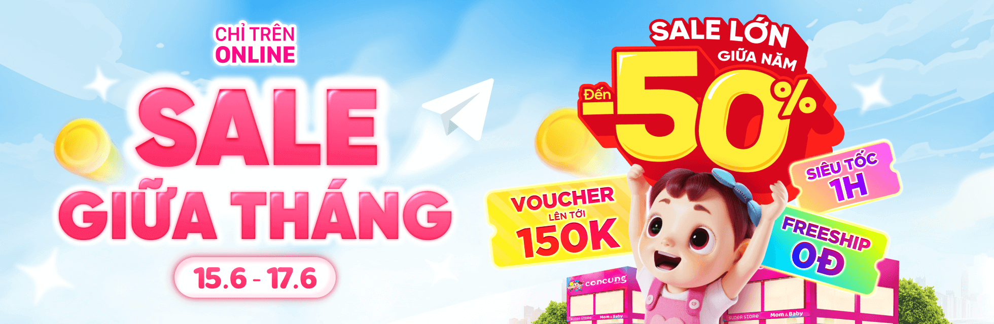 Sale giữa tháng 15/6 - Home Banner - T6