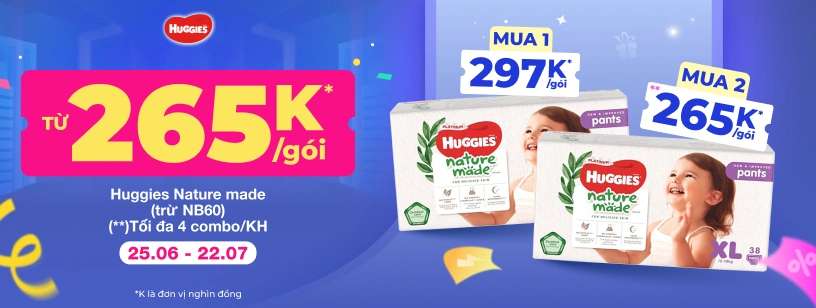 Huggies NATURE MADE - Sis - T7 26563
