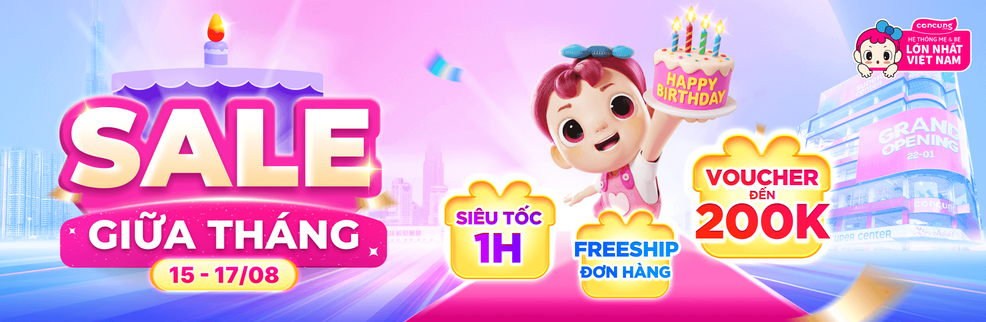 Sale giữa tháng 15/8 - Home Banner - T8