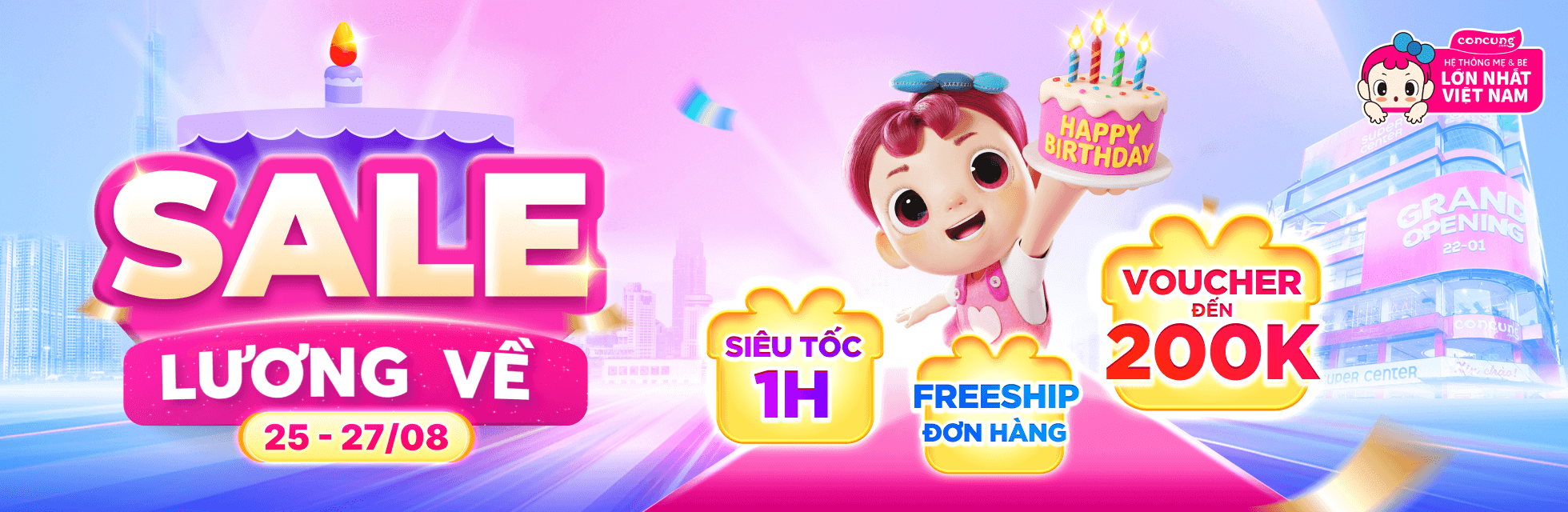 SALE LƯƠNG VỀ 25/8 - HOME BANNER - T8