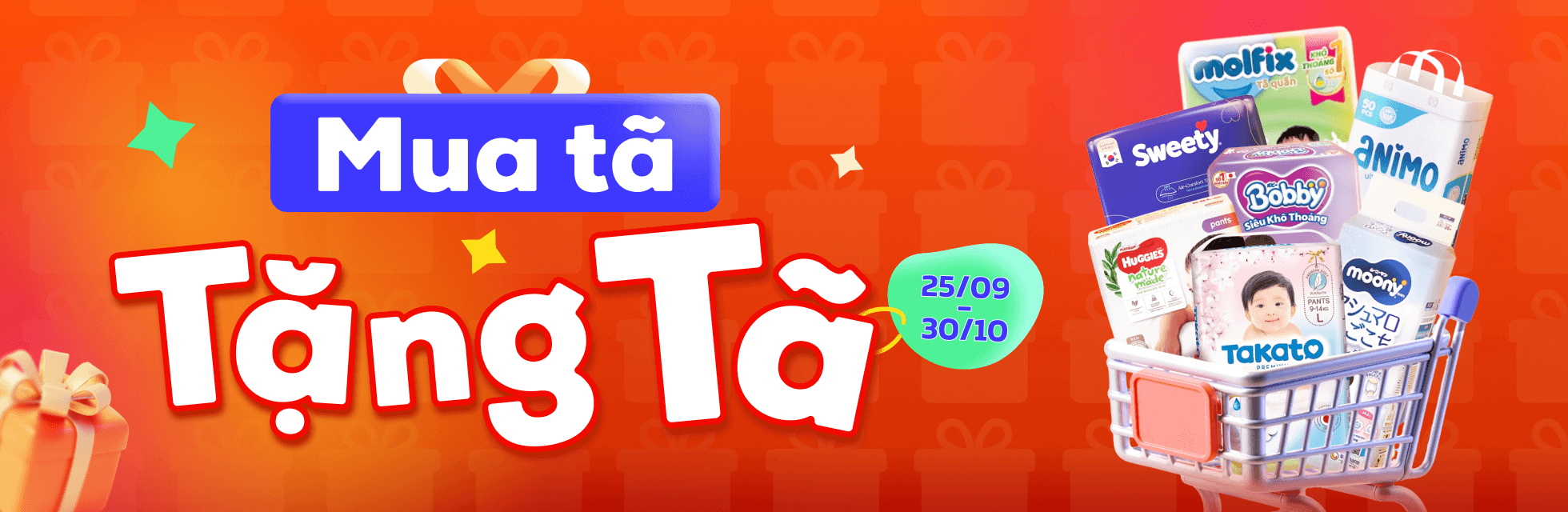 Mua tã tặng tã T10 - HOME