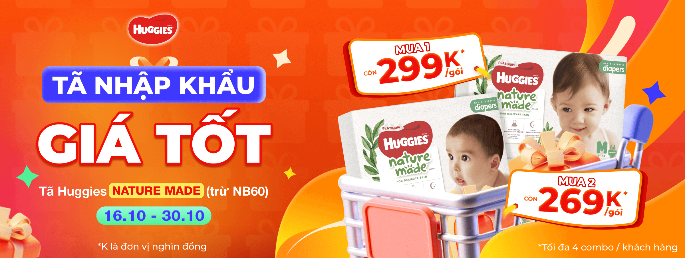 Huggies Nature made - 269k T10 - SIS