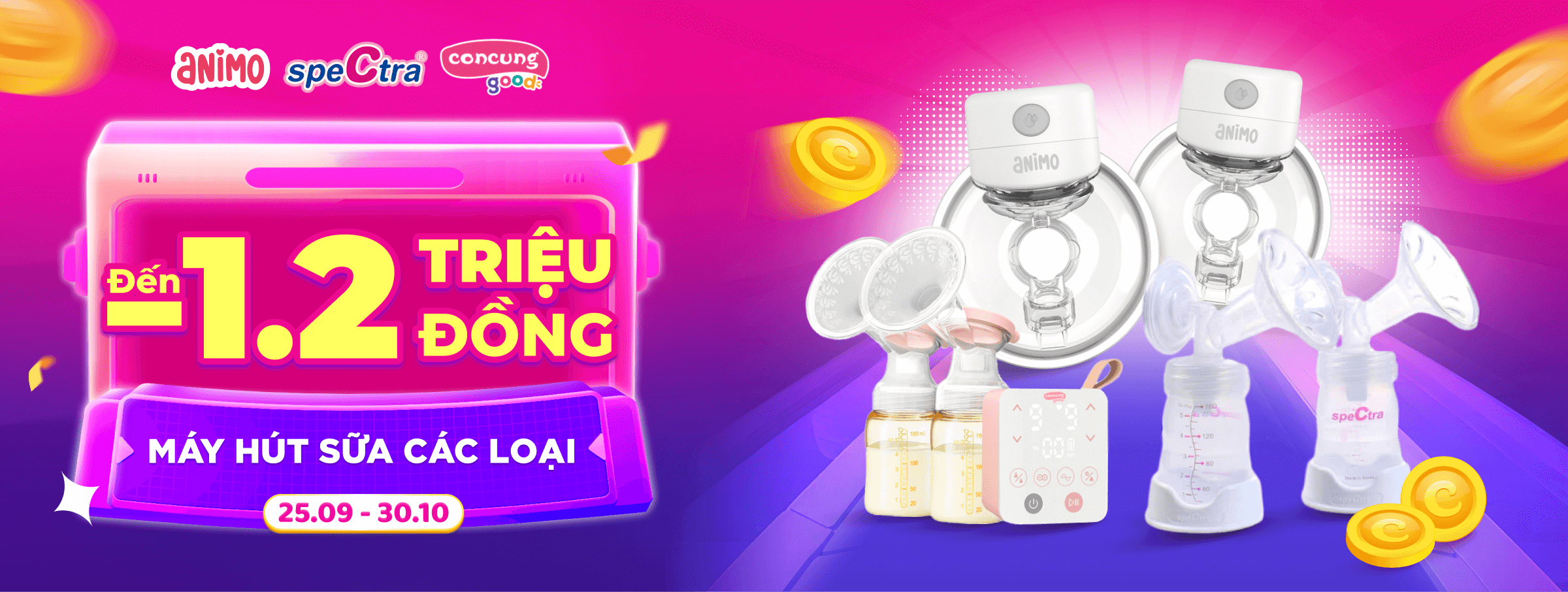 Máy hút sữa các loại T10  - CATE
