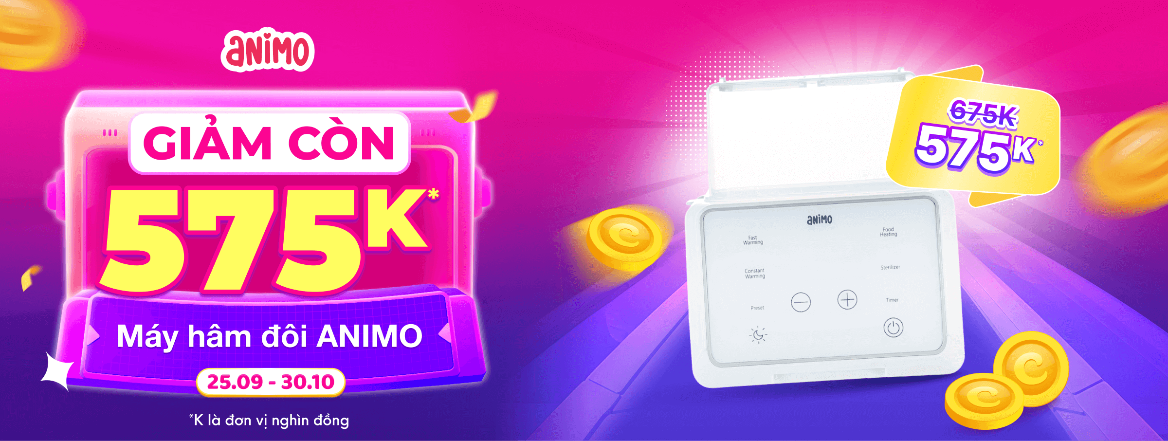  Hâm đôi Animo T10  - CATE