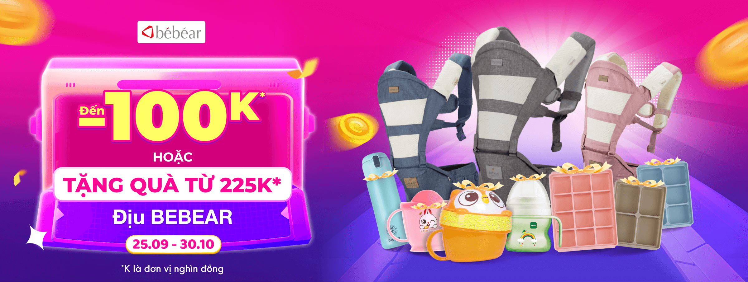 Địu Bebear T10  - CATE