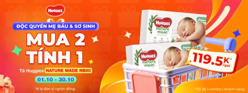 Huggies - Độc quyền Mẹ bầu & sơ sinh T10 - SIS 28189