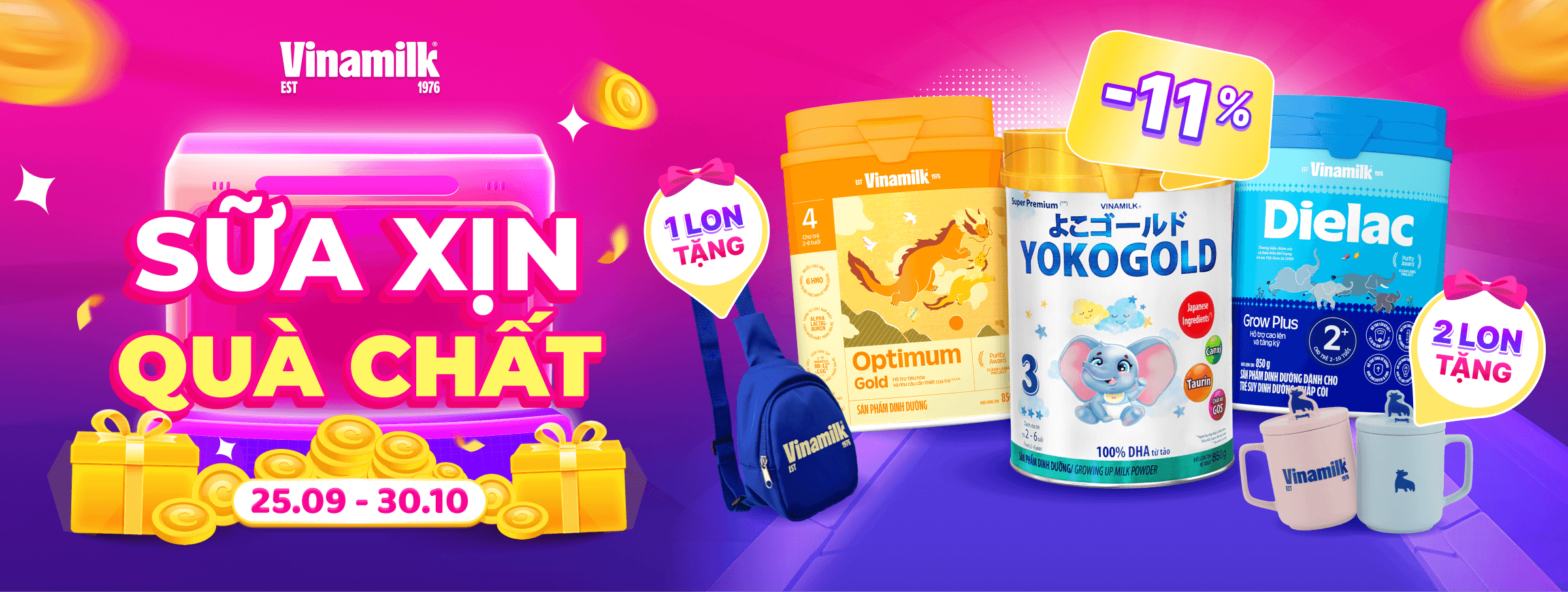 Vinamilk - GrowPlus/Optimum/Yoko T10 (2) - CATE