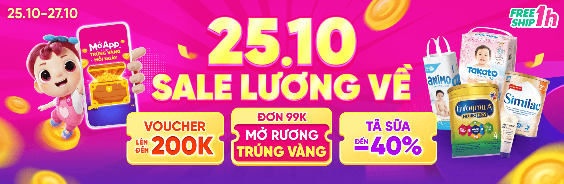 SALE LƯƠNG VỀ 25.10 - HOME
