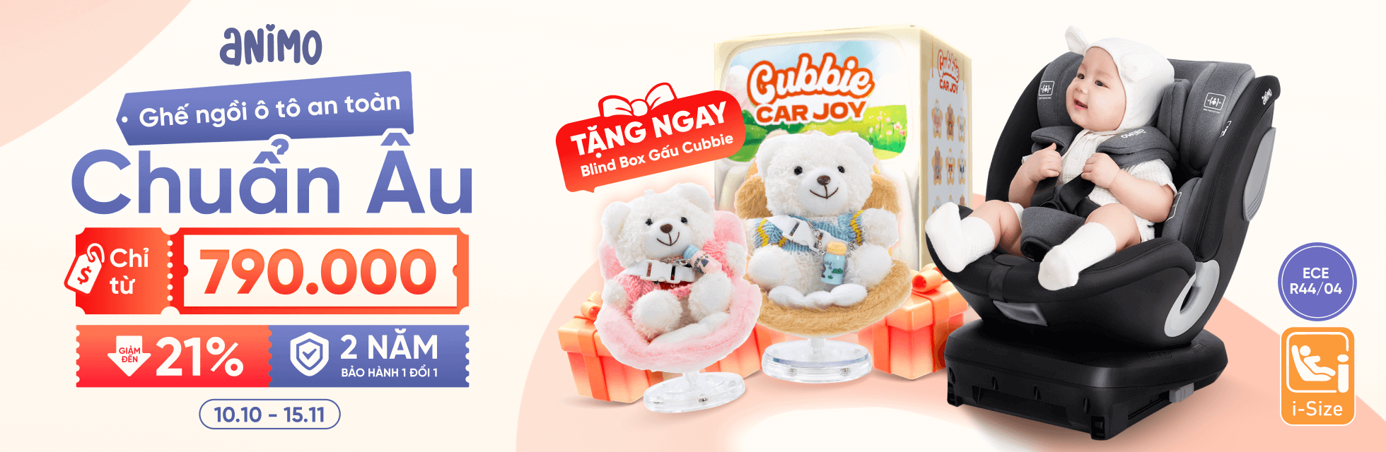 Ghế ô tô Animo - HOME