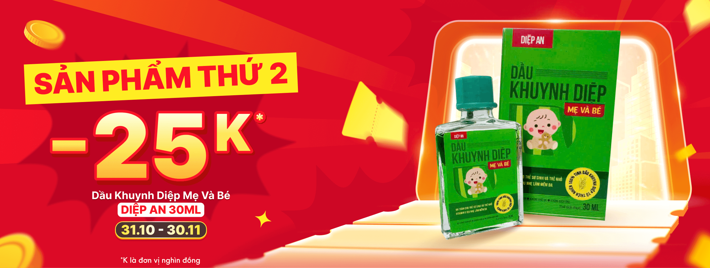 Dầu Diệp An - CATE 