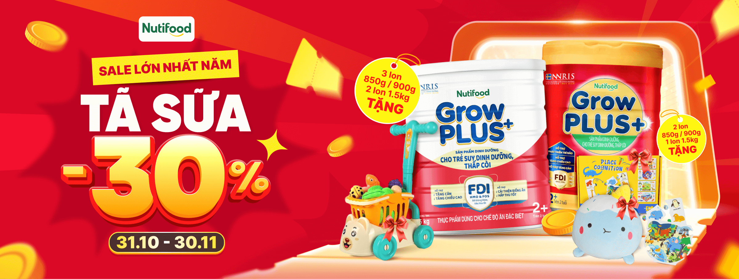 Nutifood - GP Đỏ T11 - CATE