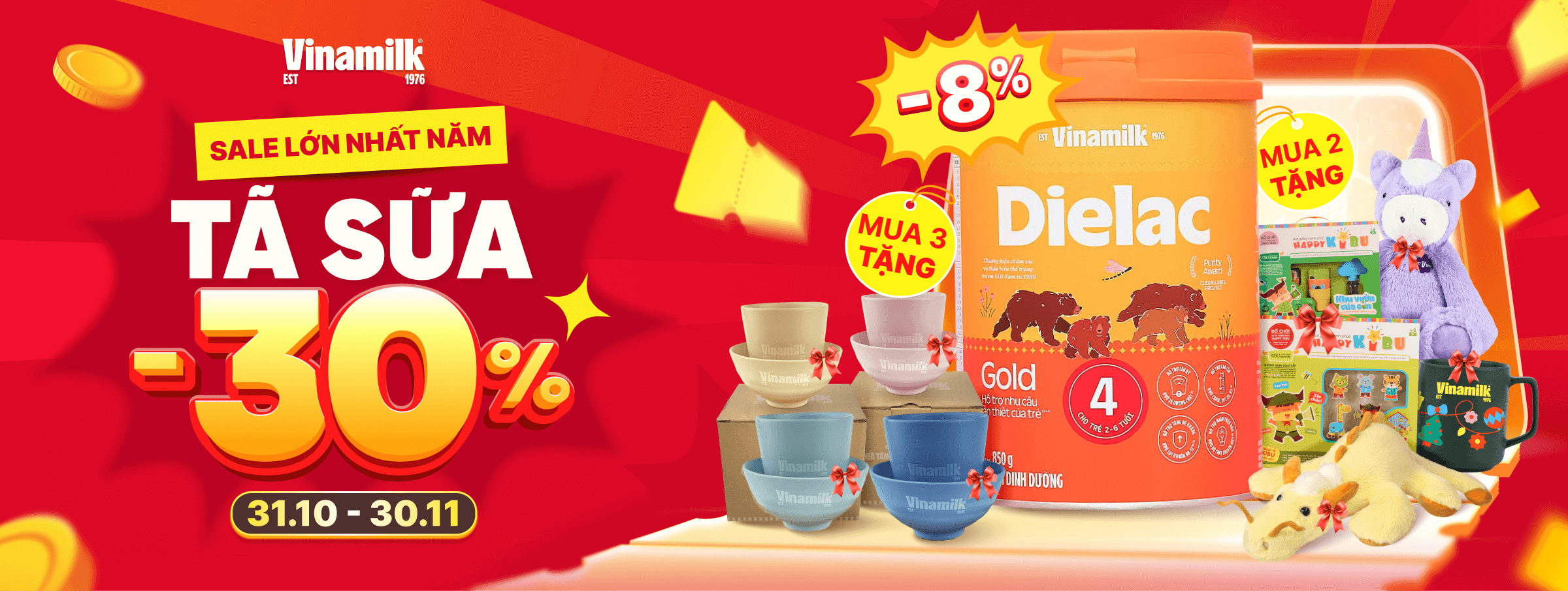 Vinamilk - DielacGold T11 - SIS