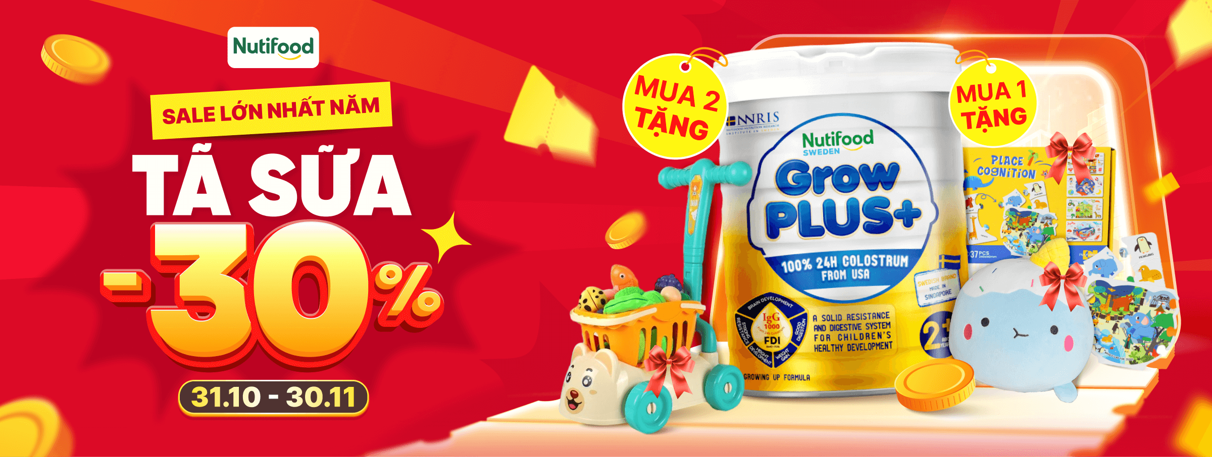 Nutifood - GP Vàng T11 - SIS