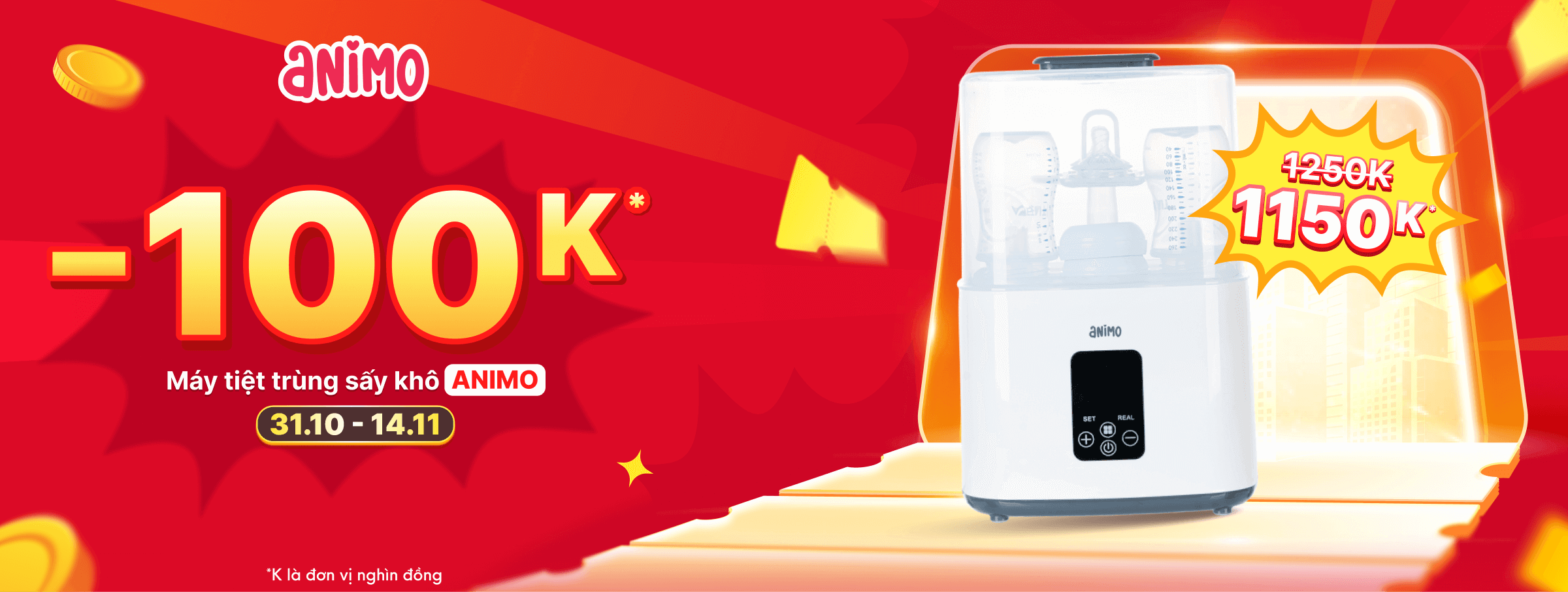  Tiệt trùng Animo T11 - CATE