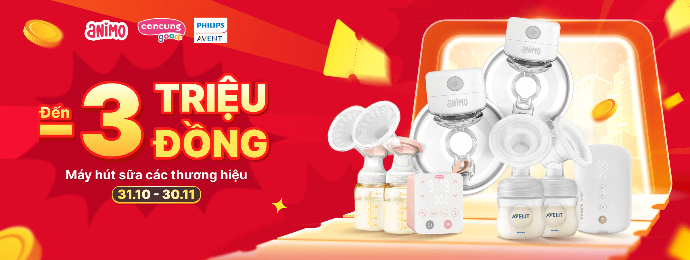 Máy hút sữa các thương hiệu T11 - CATE