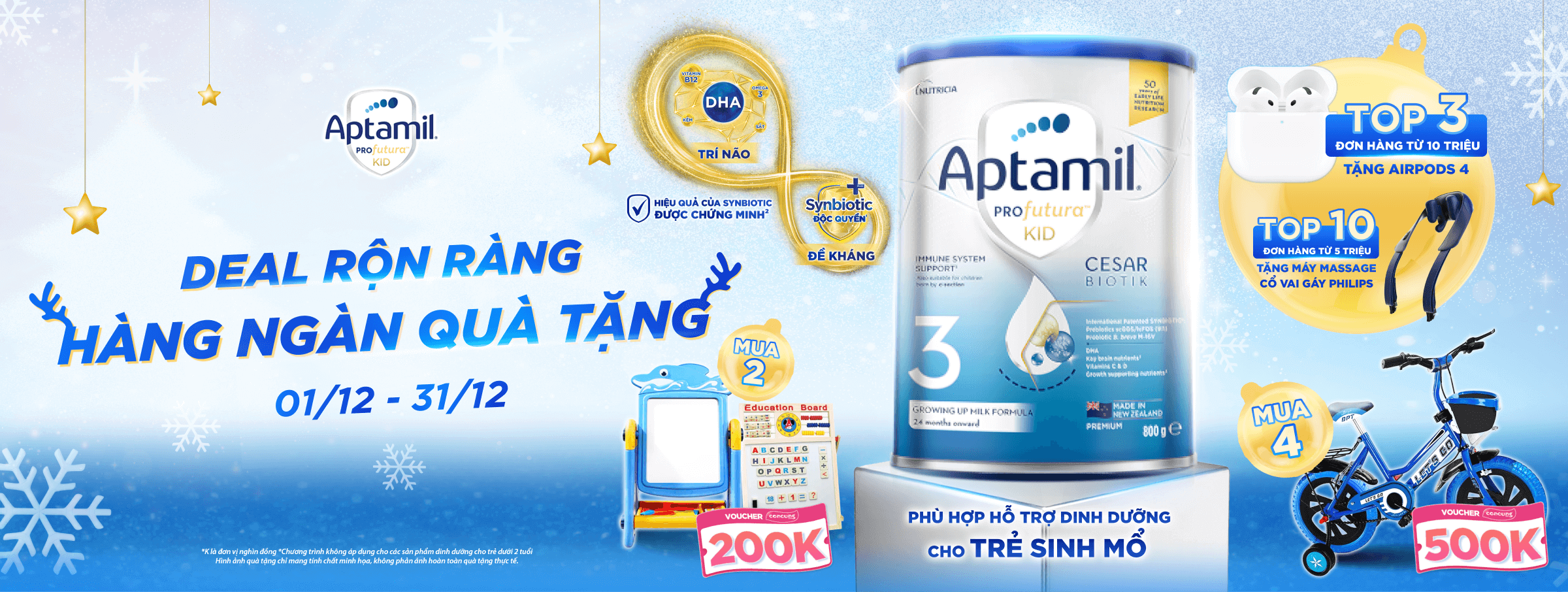 Brand campaign Aptamil T12 - CATE