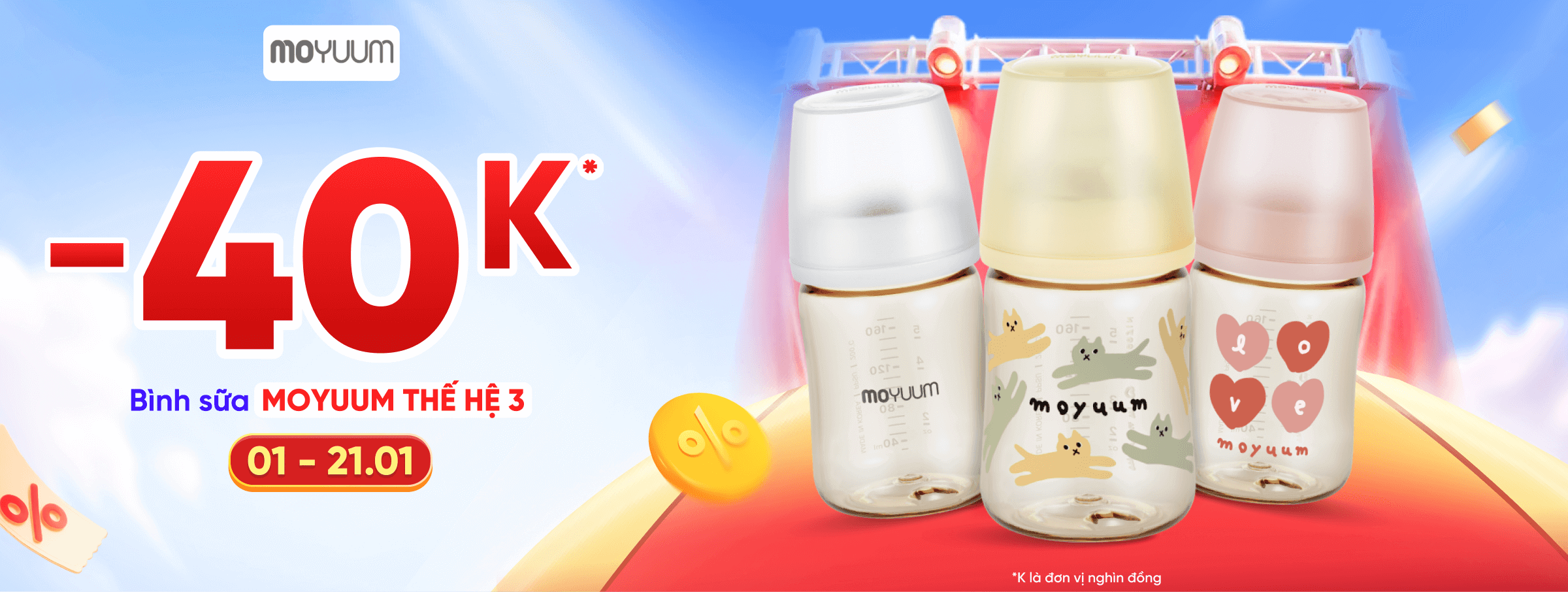 Bình sữa Moyuum T1 - CATE