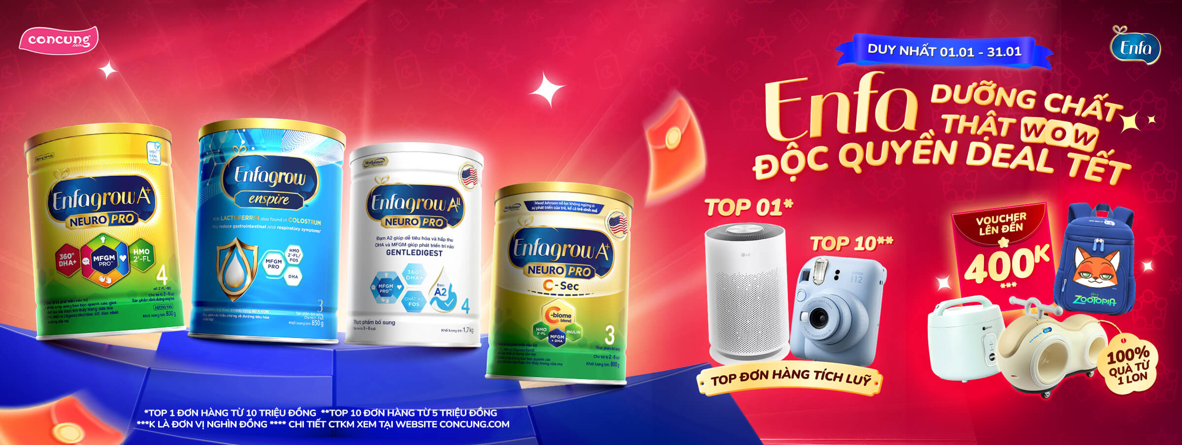 Mega brand campaign Enfa tháng 1.2026 - SIS