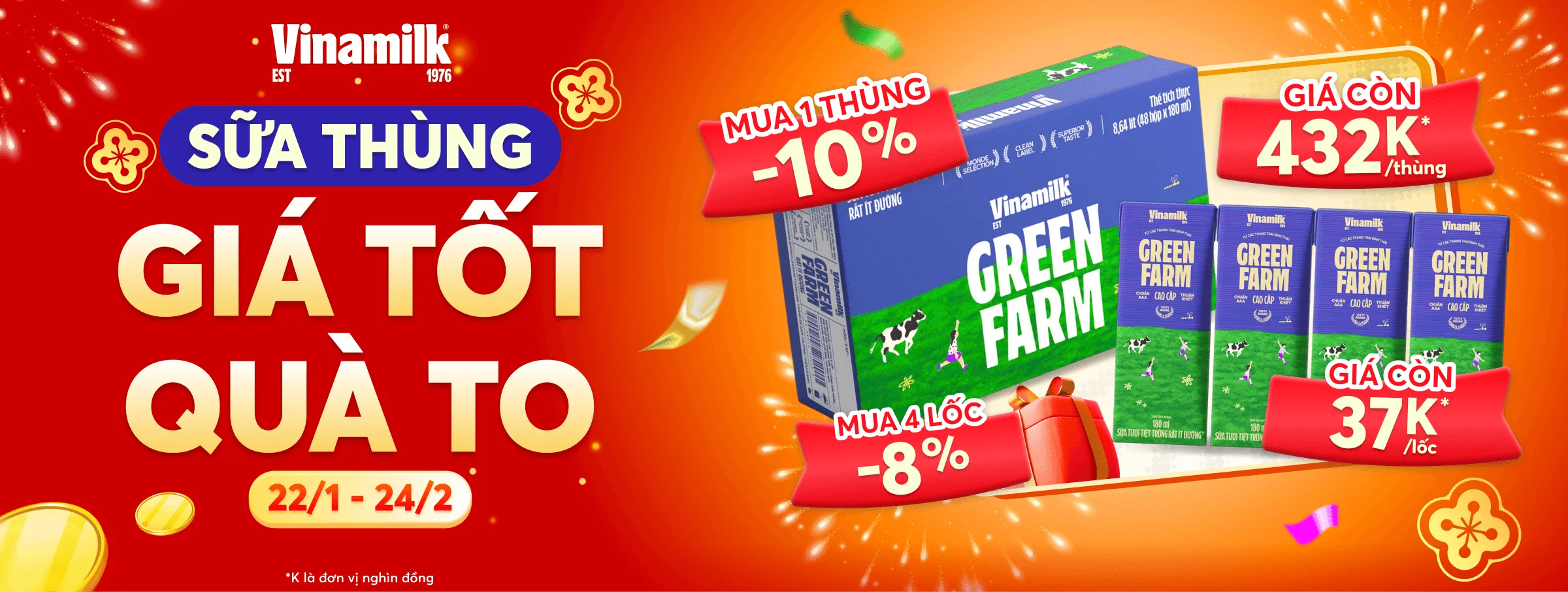 Vinamilk Green Farm T2 - SUBCATE