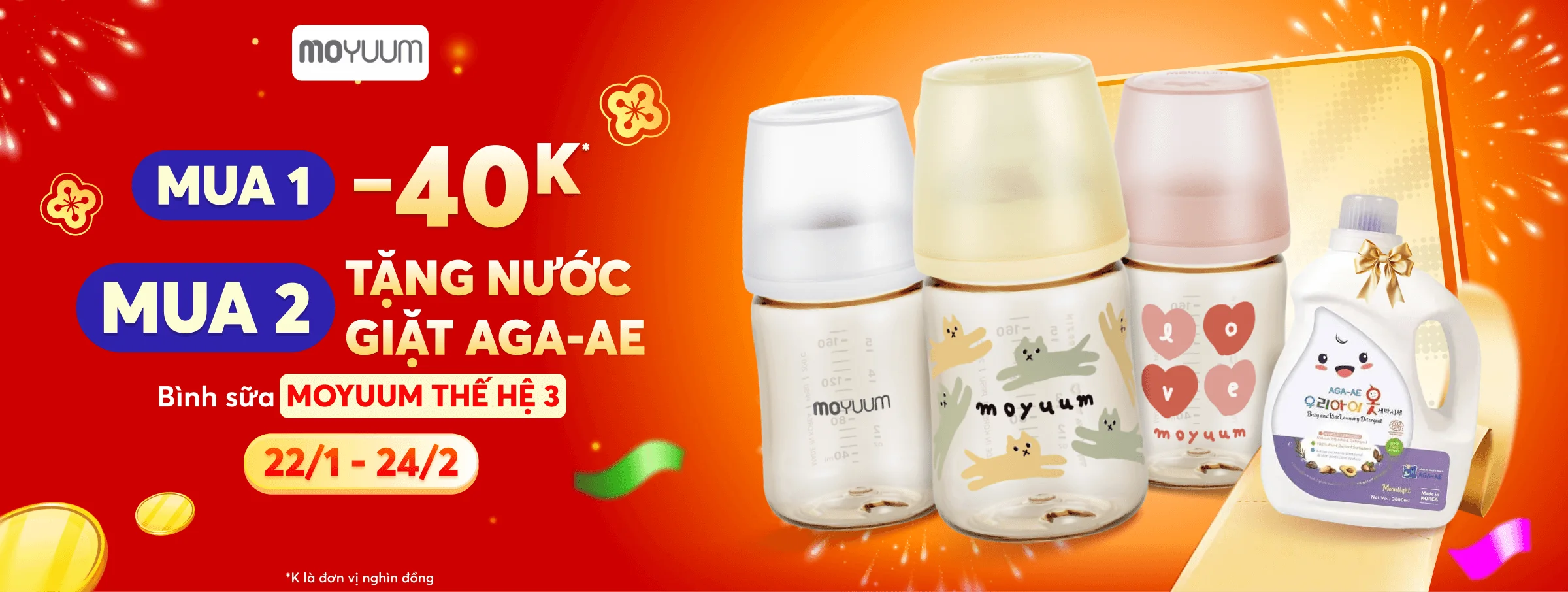 Bình sữa Moyuum T2 - CATE 