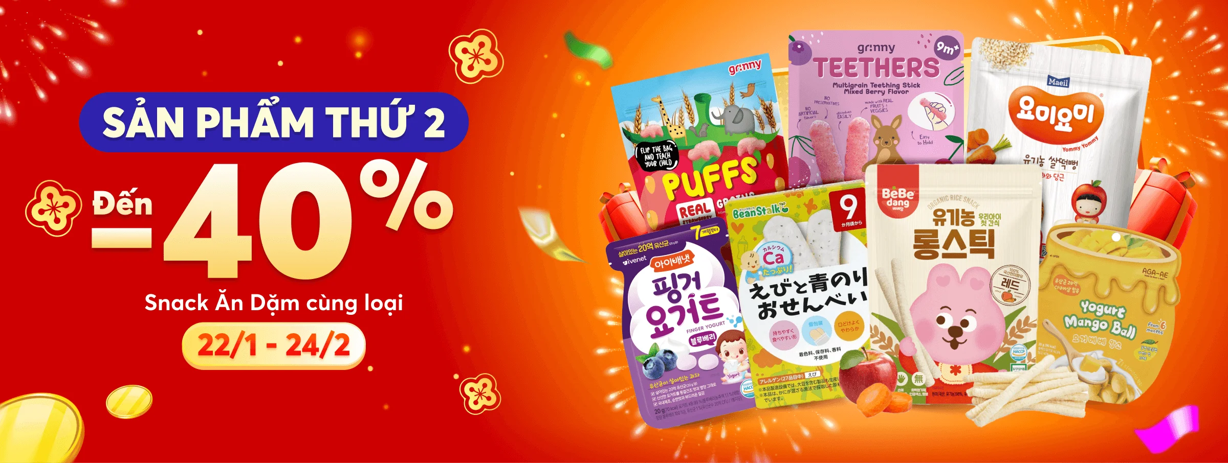 Snack ăn dặm T2 - CATE 