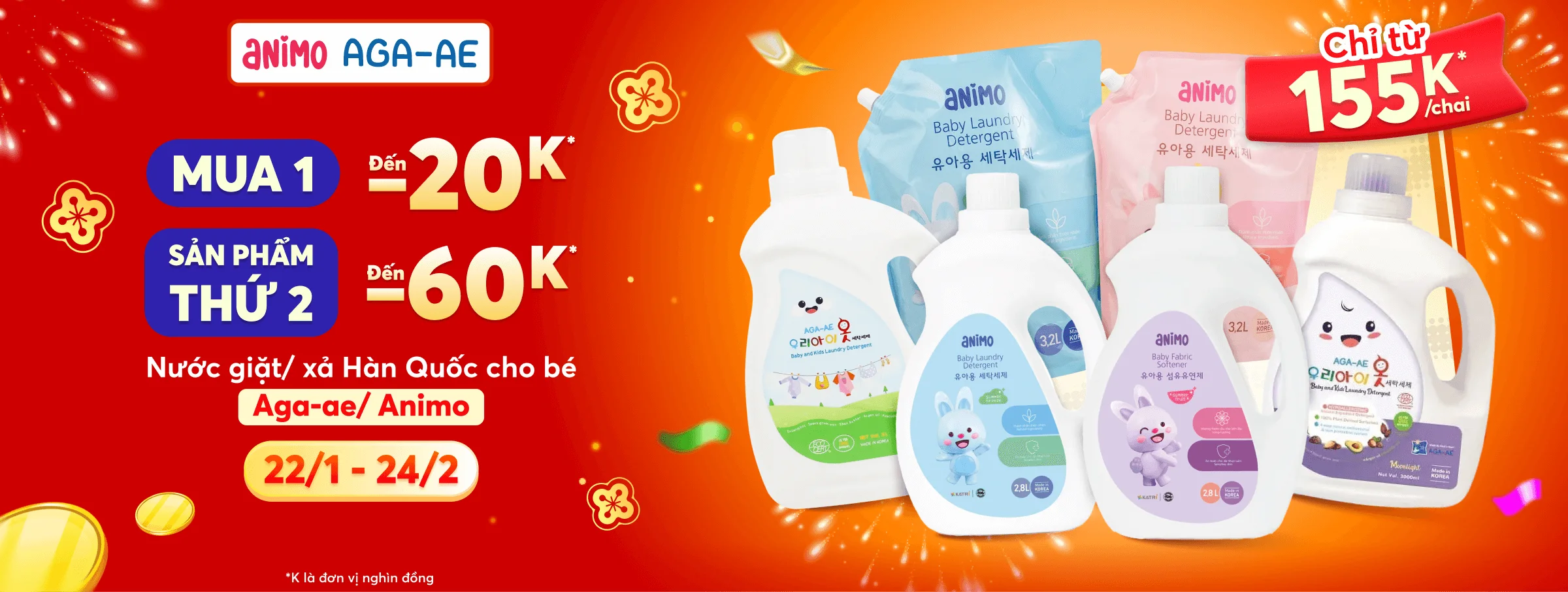 Giặt xả T2 - CATE 