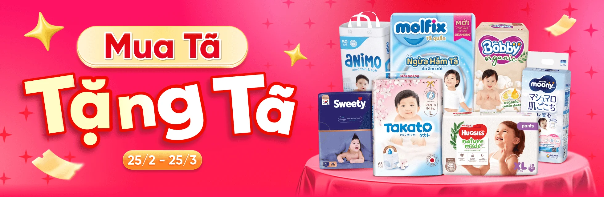 Mua tã tặng tã - HOME