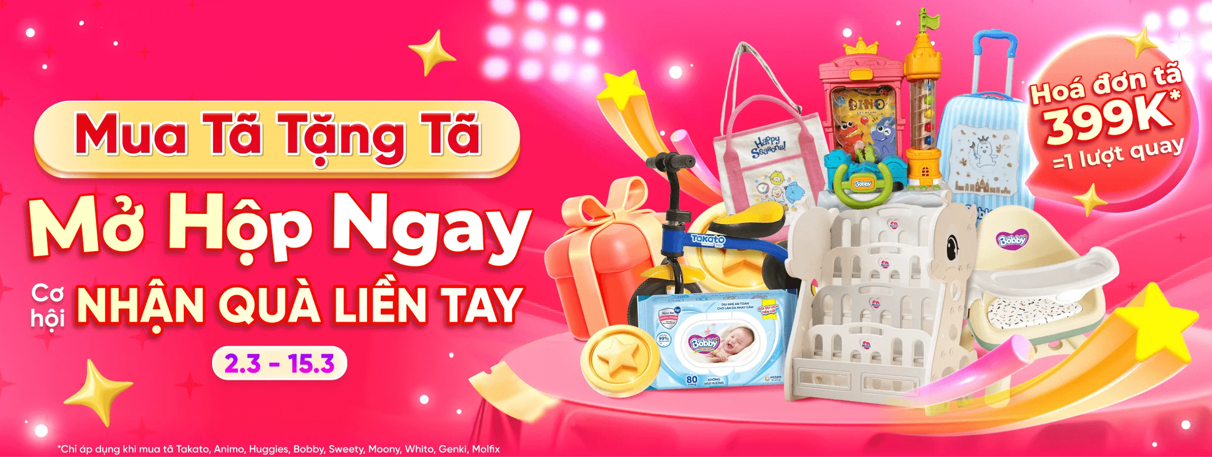 Hộp quà may mắn T2 - CATE 