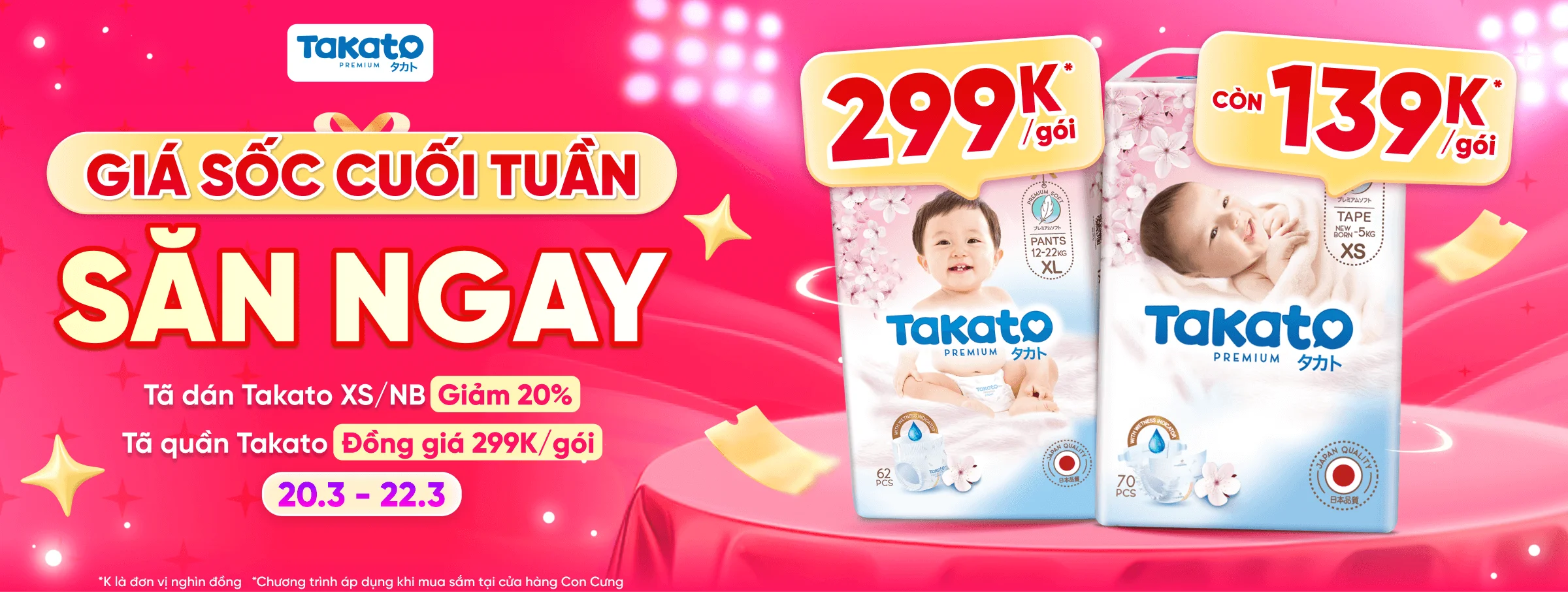 TAKATO SẬP GIÁ T3 - CATE 