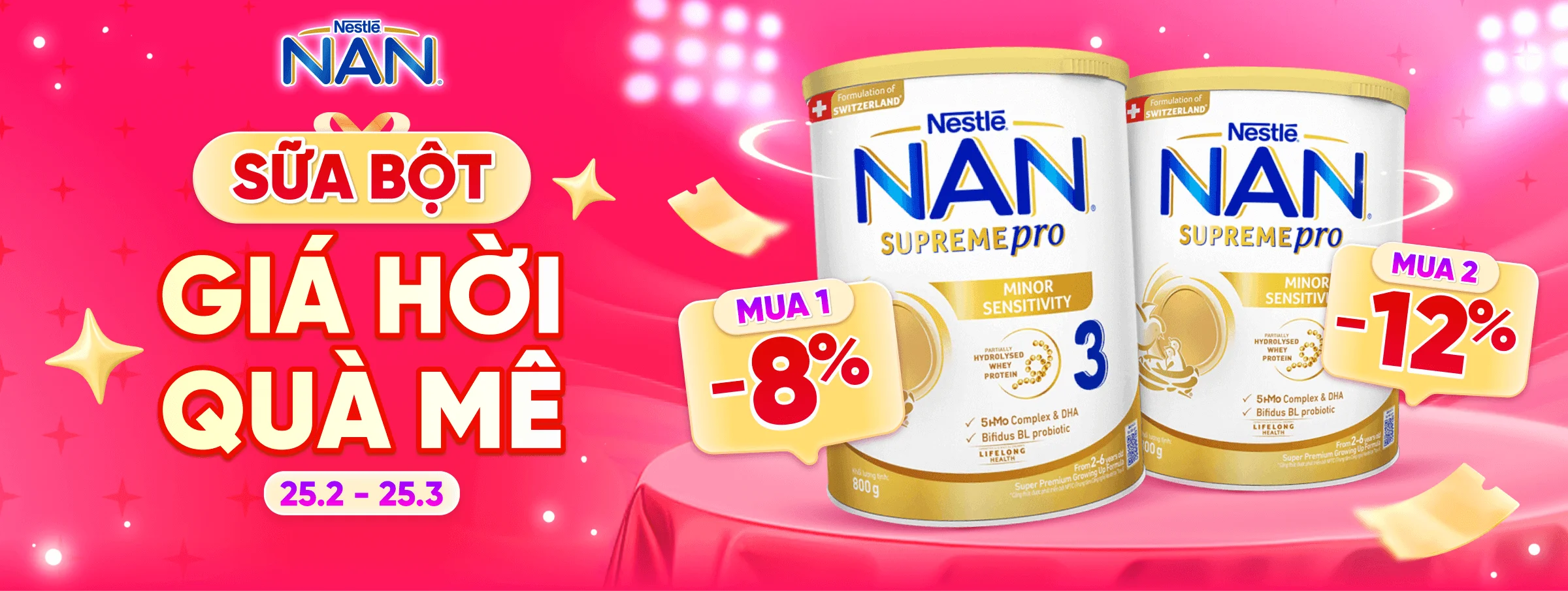 Nestle - NAN Supreme T3 - CATE