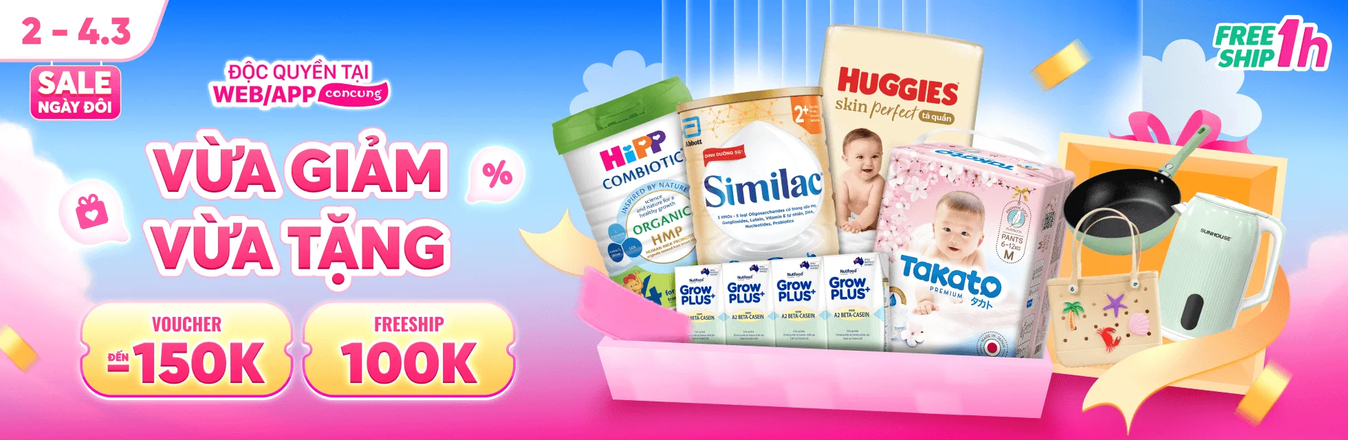 Vừa giảm vừa tặng T3 - HOME