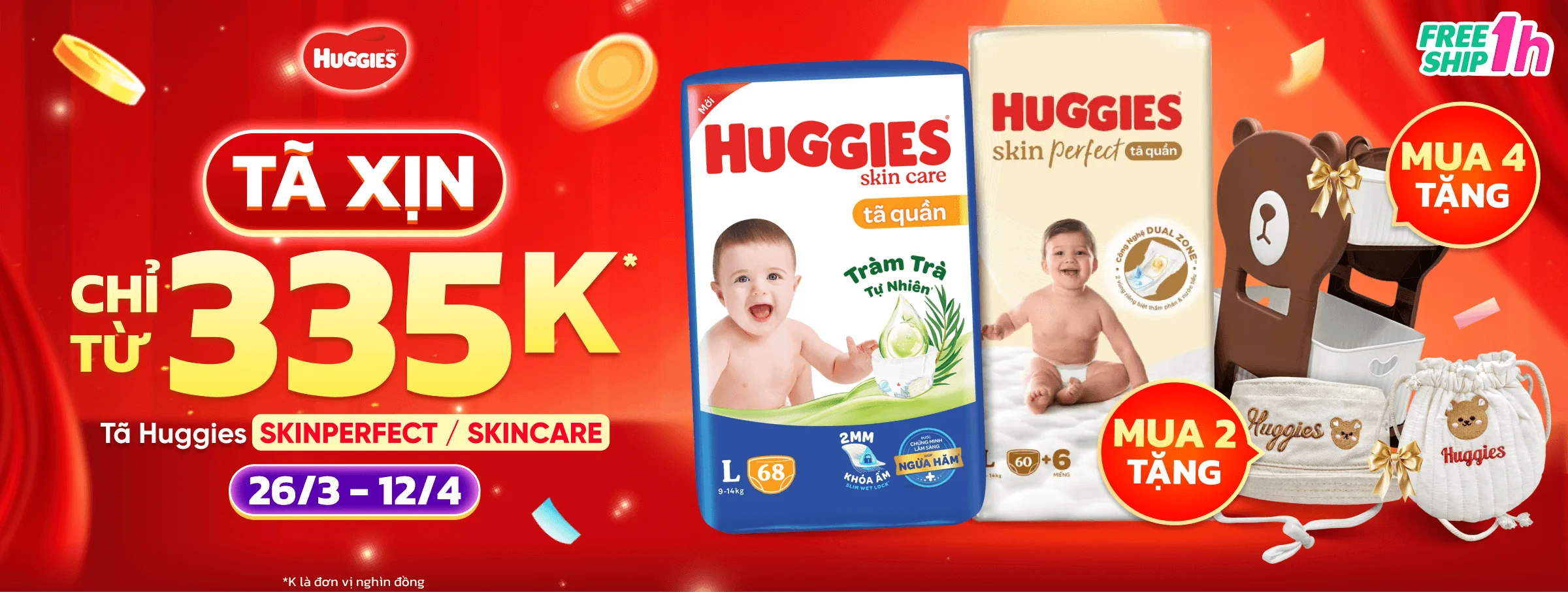 Huggies 2 T4- CATE 