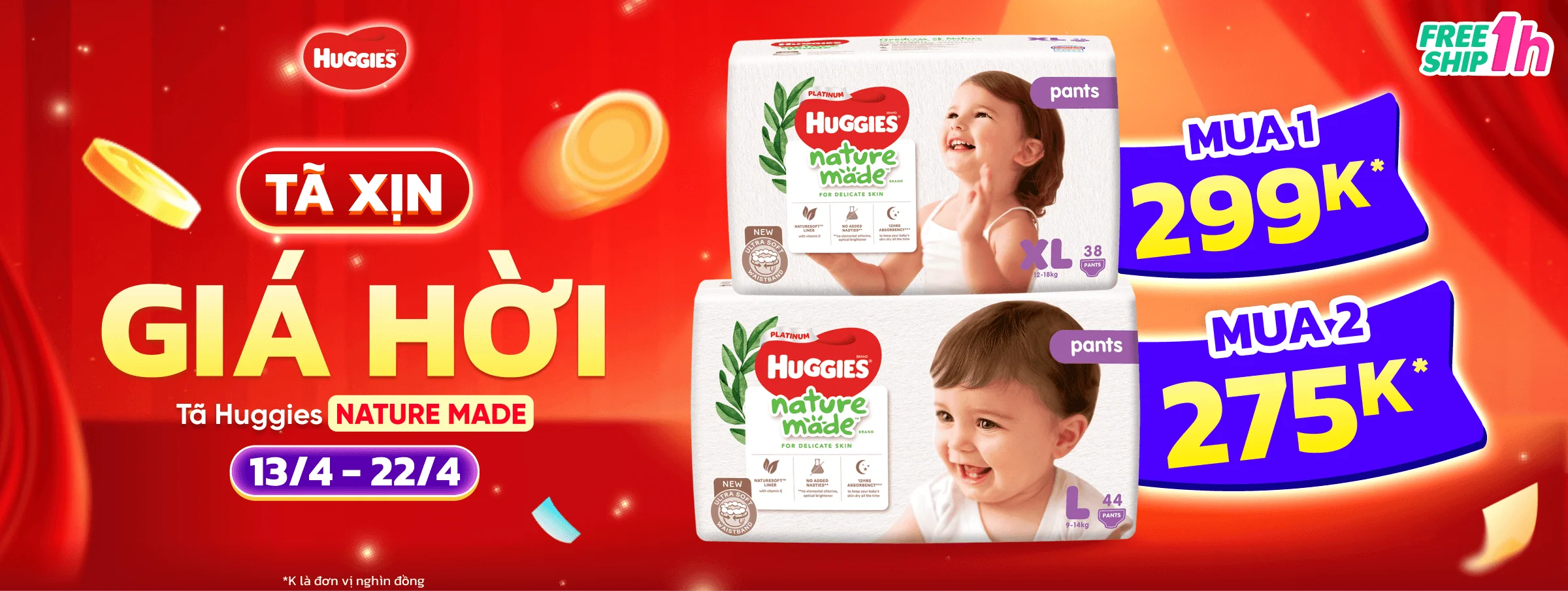 Huggies 1 T4- CATE 