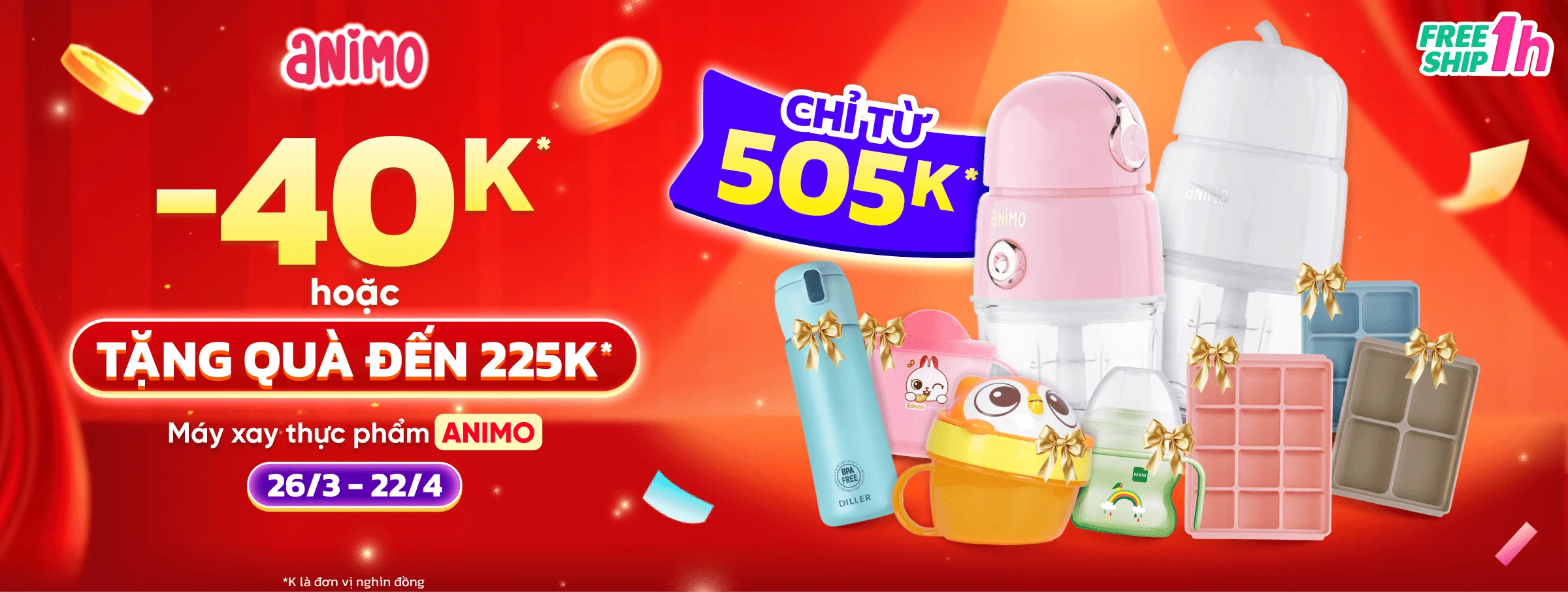  Máy xay Animo T4 -CATE