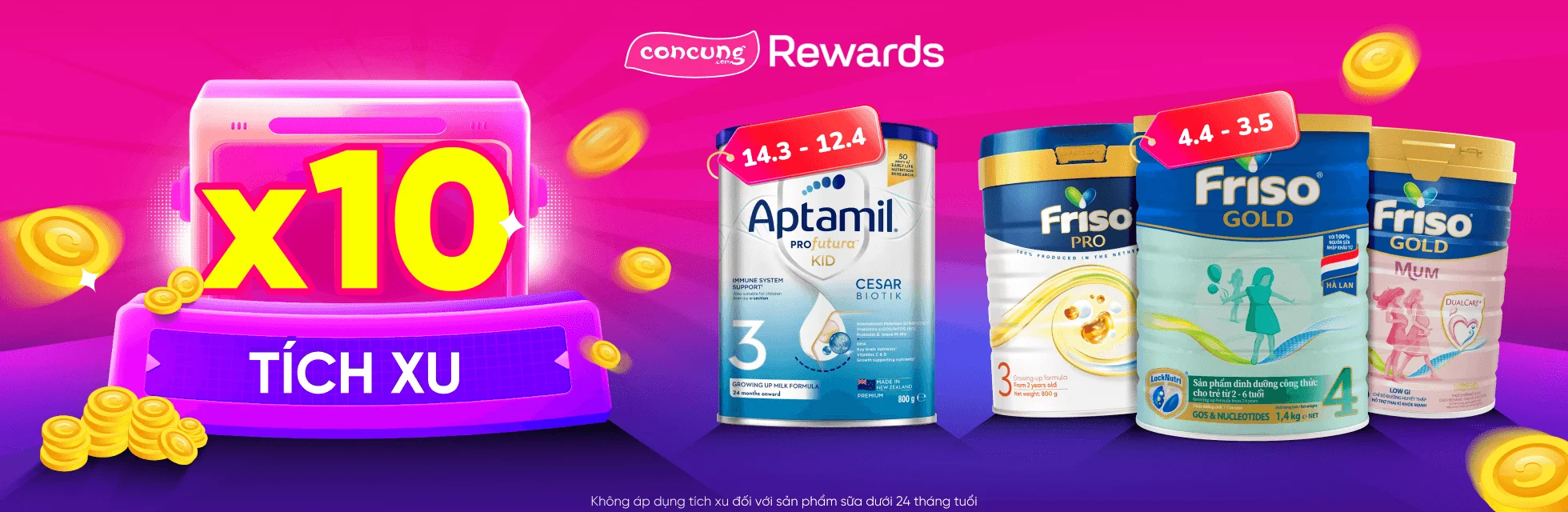 x10 Tích xu Friso & Apta - HOME